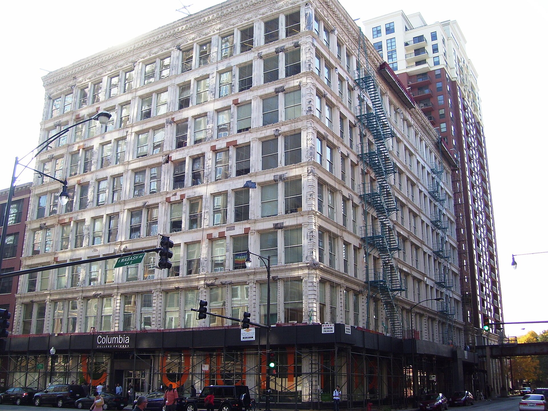 Columbia College's Ludington Building at 1104 South Wabash Avenue, home of Film Row Cinema