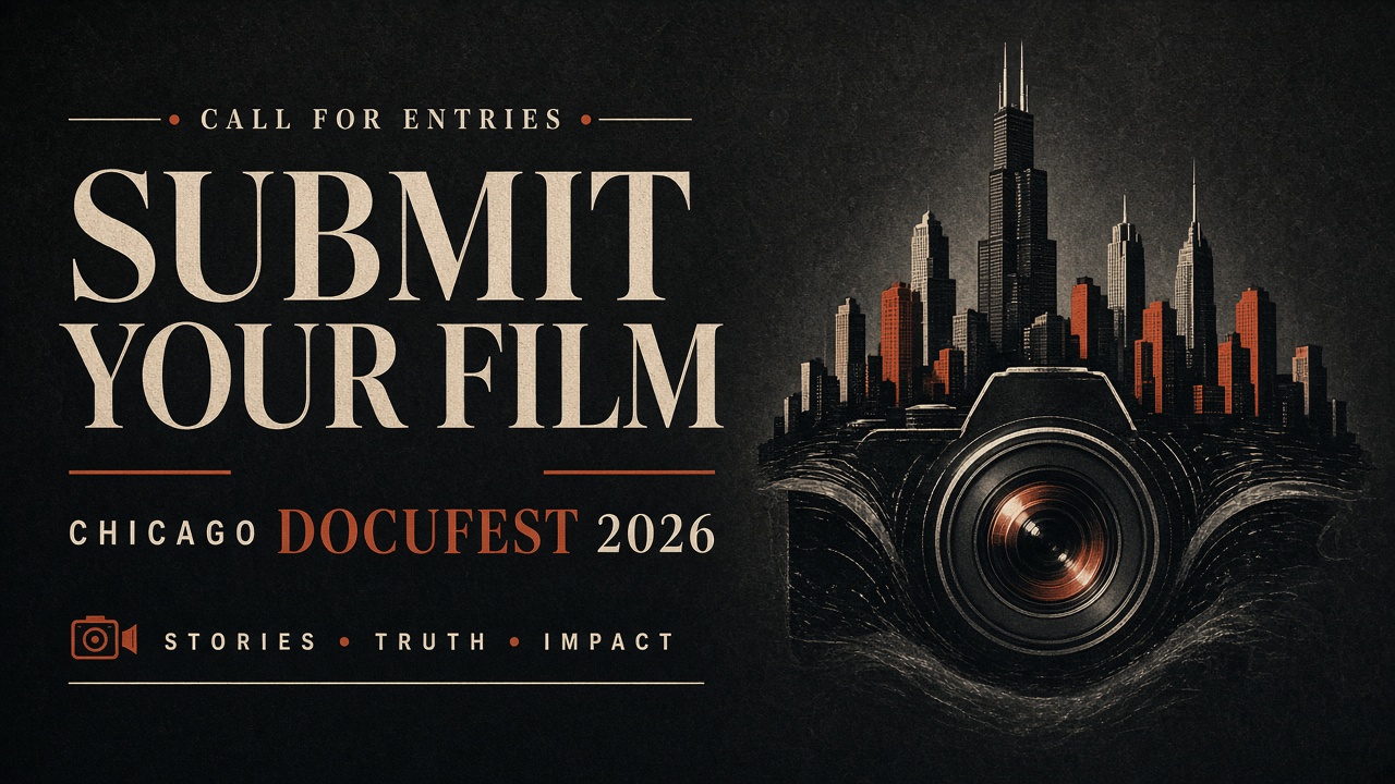 Chicago DOCUFEST 2026 — Submit Your Film campaign poster